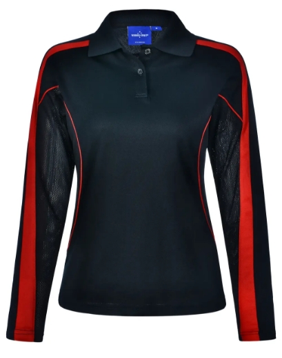 Picture of Winning Spirit, Ladies TrueDry L/S Polo